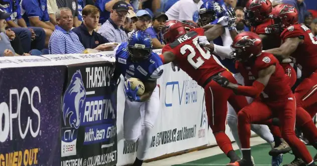 Wide Receiver Durron Neal with the Columbus Lions