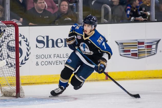 Sioux Falls Stampede defenseman Ryan Johnson