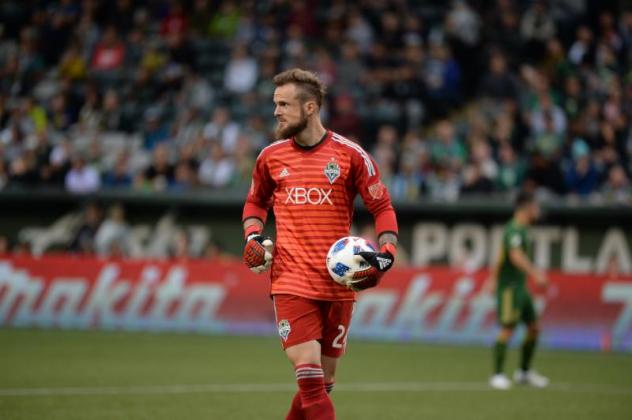 Seattle Sounders FC goalkeeper Stefan Frei