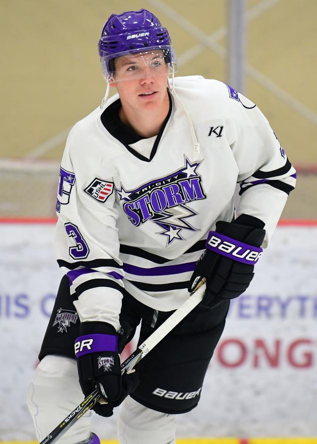 Tri-City Storm defenseman Ronnie Attard