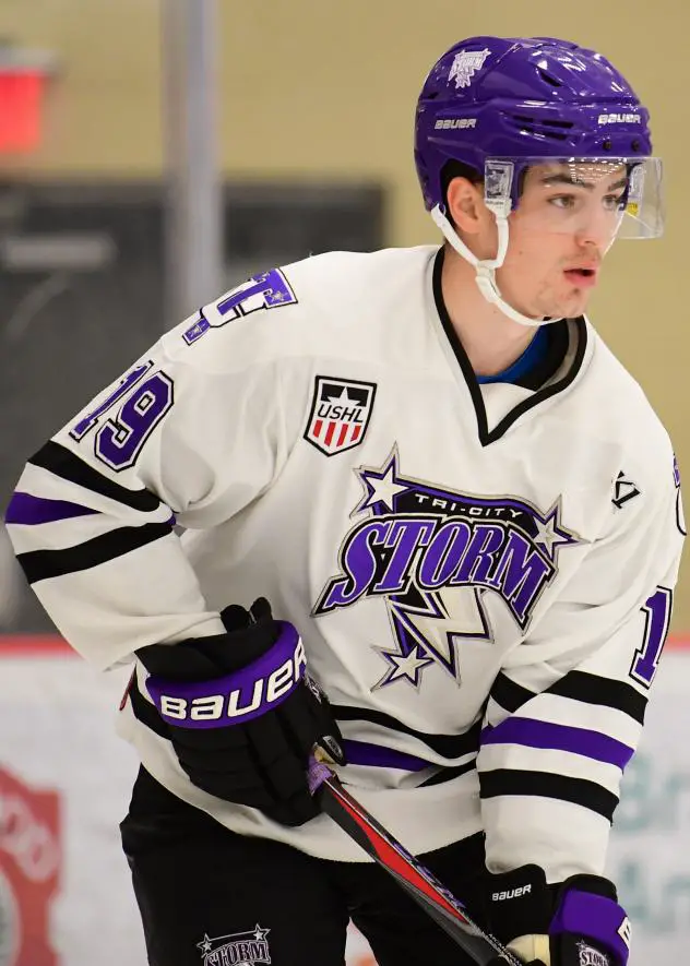 Tri-City Storm forward Connor McMenamin