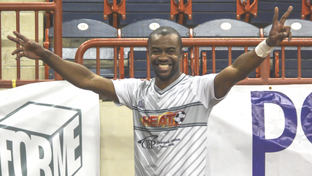 Defender Douglas Dos Santos with the Harrisburg Heat
