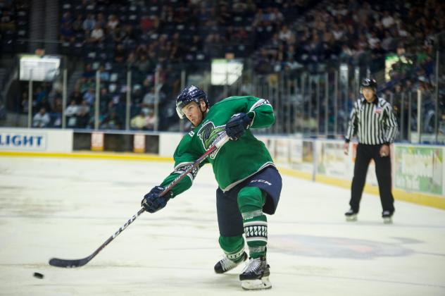 Florida Everblades defenseman Josh Wesley
