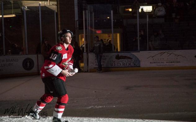 Forward Jack Walker with the Rapid City Rush