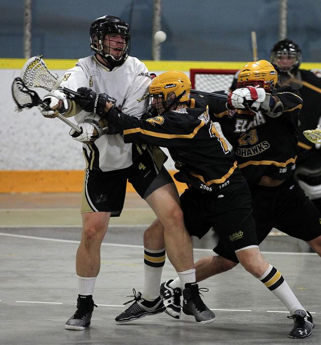 Rochester Knighthawks draft pick Dylan Riley with the Windsor Clippers
