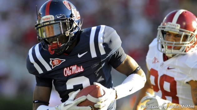 Defensive back Nickolas Brassell with the University of Mississippi