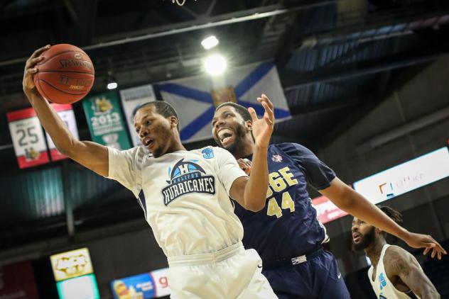 Halifax Hurricanes forward Mike Poole vs. the St. John's Edge