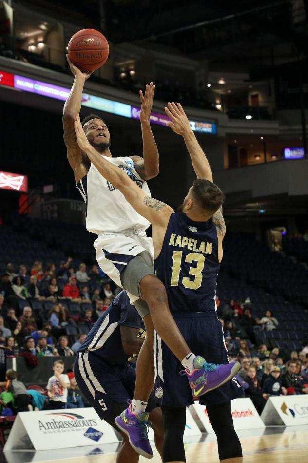 Halifax Hurricanes take a shot against the St. John's Edge