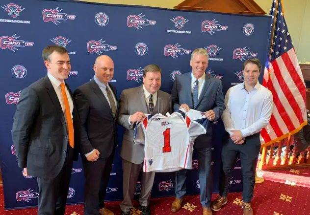 Boston Cannons and City of Quincy announce partnership