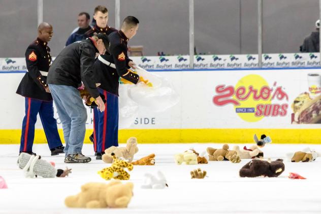 Norfolk Admirals' Teddy Bear Toss