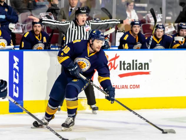 Norfolk Admirals forward Luke Nogard