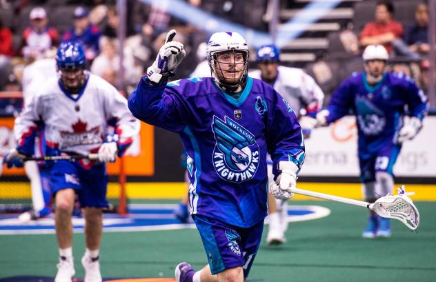 Rochester Knighthawks forward Austin Shanks