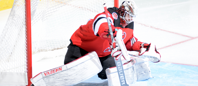 Binghamton Devils goaltender Mackenzie Blackwood