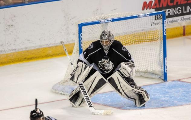 Goaltender Charles Williams with the Manchester Monarchs