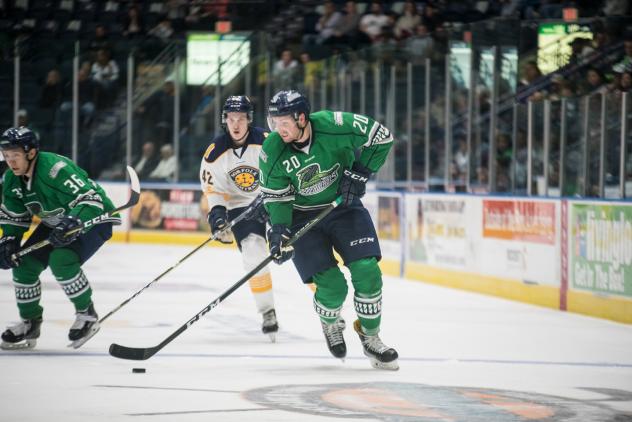 Florida Everblades forward Justin Auger