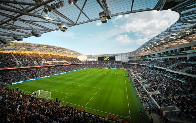 Banc of California Stadium, home of LAFC