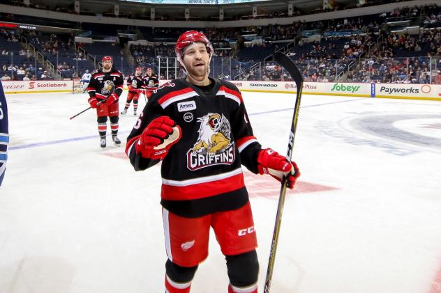 Grand Rapids Griffins forward Tyler Spezia