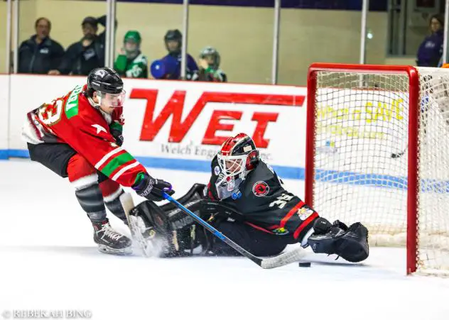 Corpus Christi IceRays goaltender Sam Best