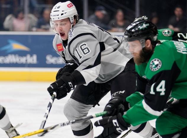 San Antonio Rampage forward Jared Thomas
