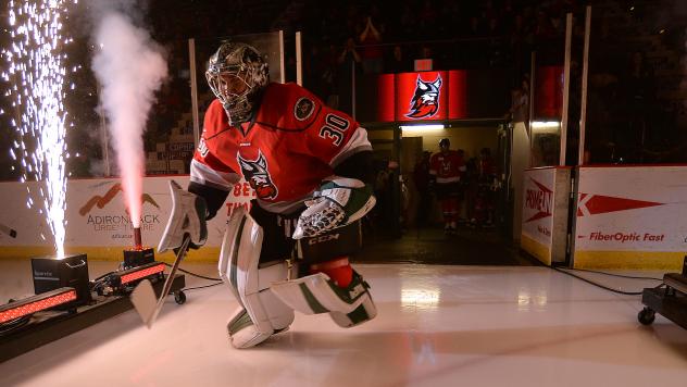 Adirondack Thunder goaltender Devin Buffalo
