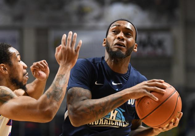 Halifax Hurricanes forward Kedar Edwards vs. the Cape Breton Highlanders