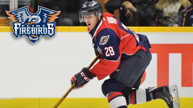 Forward Cody Morgan with the Windsor Spitfires