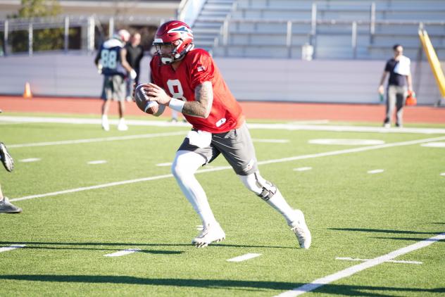 Memphis Express quarterback Zach Mettenberger