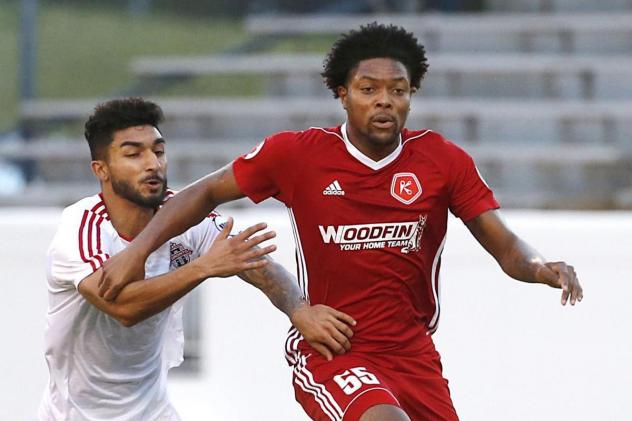 Defender Mekeil Williams with the Richmond Kickers