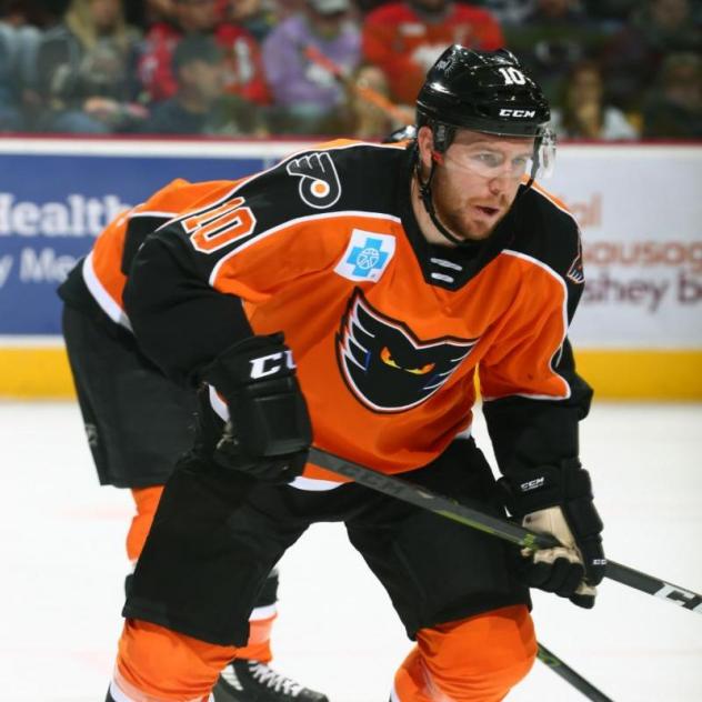 Greg Carey of the Lehigh Valley Phantoms