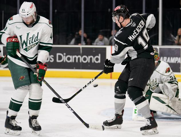 Mackenzie MacEachern of the San Antonio Rampage against the Iowa Wild