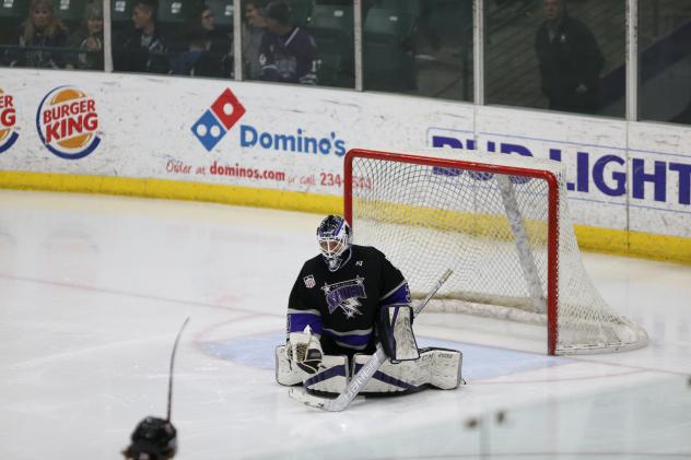 Tri-City Storm goaltender Isaiah Saville