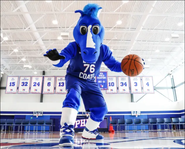 Delaware Blue Coats mascot Coaty