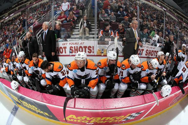 Lehigh Valley Phantoms bench