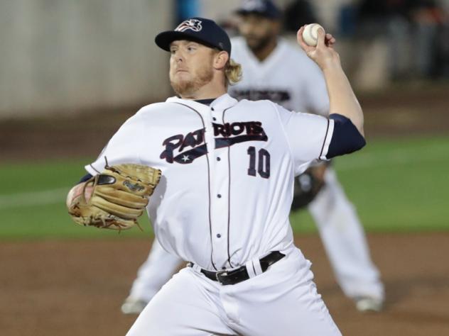 Somerset Patriots pitcher Mike Antonini