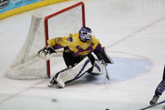 Tri-City Storm goaltender Isaiah Saville