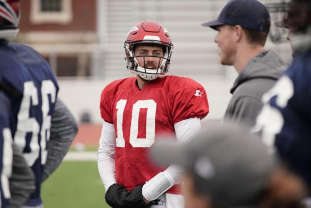 Memphis Express quarterback Troy Cook