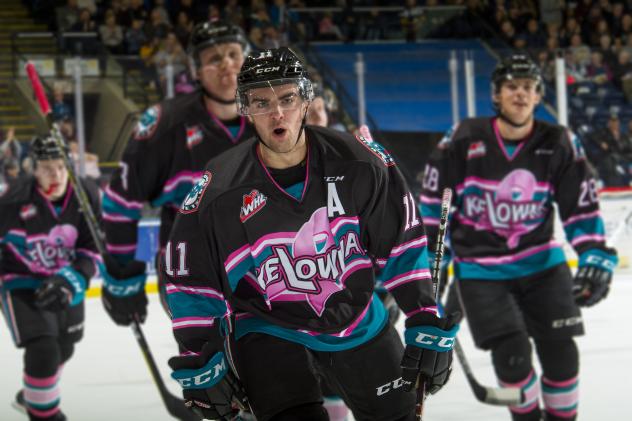 Kelowna Rockets forward Erik Gardiner