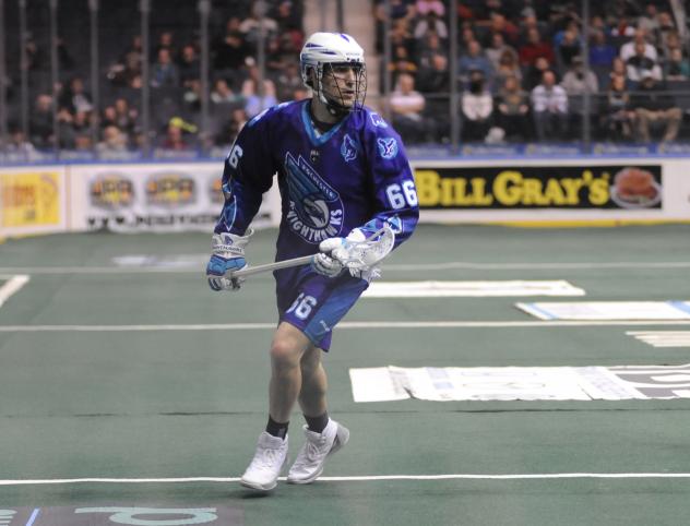 Eric Fannell of the Rochester Knighthawks