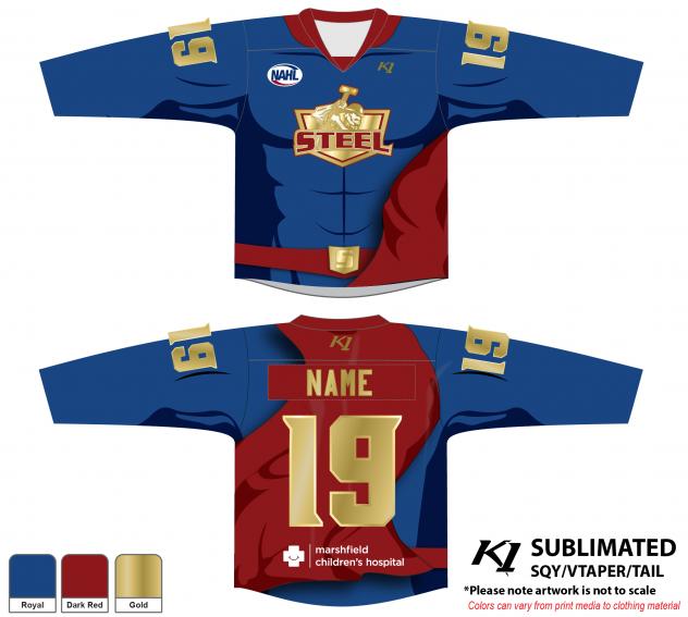 Chippewa Steel superhero jerseys