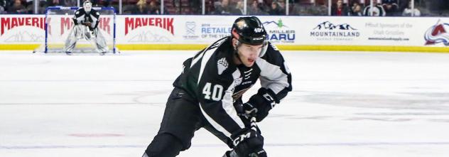 Utah Grizzlies forward Caleb Herbert