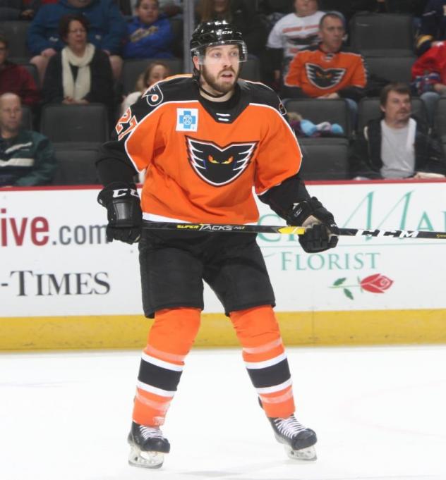 Lehigh Valley Phantoms forward Mike Huntebrinker