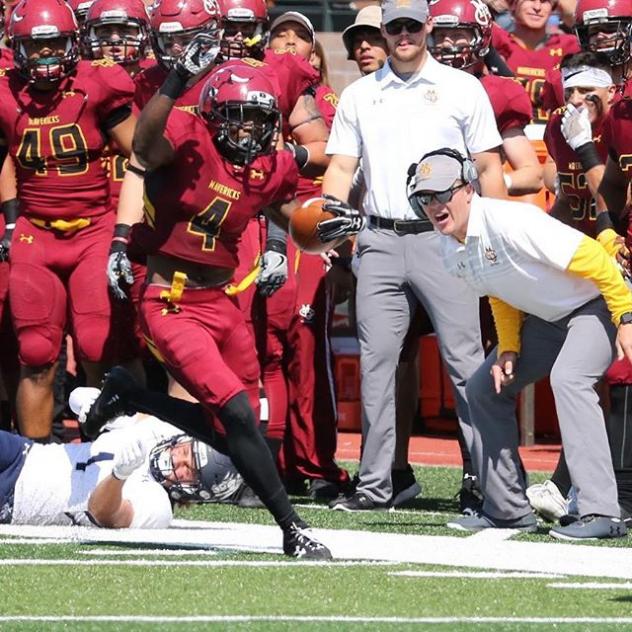 DB Reece Scott with the University of Akron