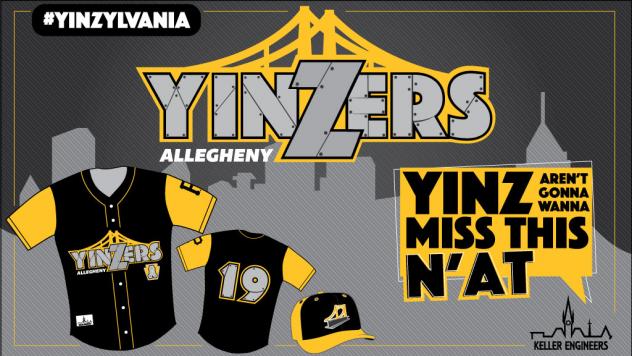 Allegheny Yinzers logo and jerseys