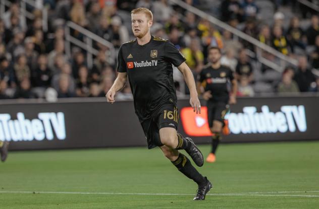 Midfielder Calum Mallace with LAFC