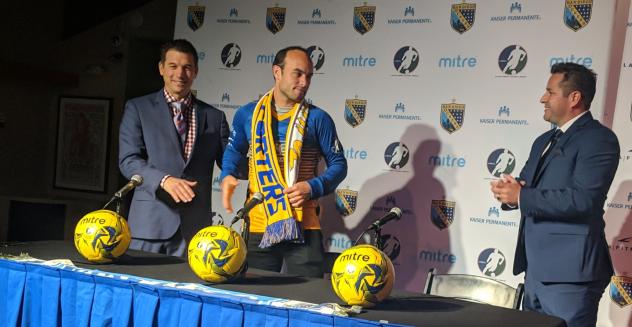 San Diego Sockers introduce Landon Donovan