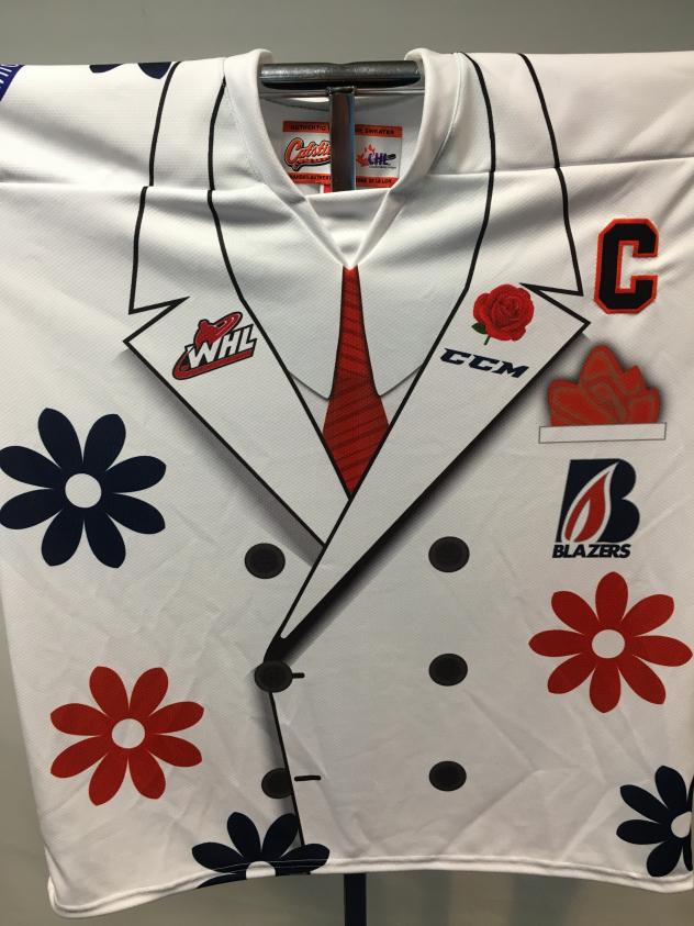 Kamloops Blazers Don Cherry themed jerseys
