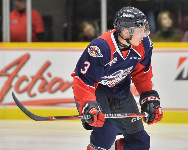 Windsor Spitfires defenceman Grayson Ladd