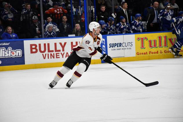 Cleveland Monsters defenseman Adam Clendening