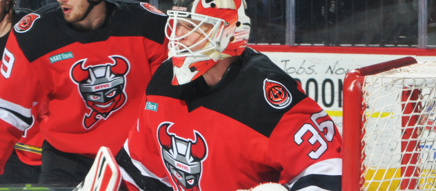 Binghamton Devils goaltender Cory Schneider
