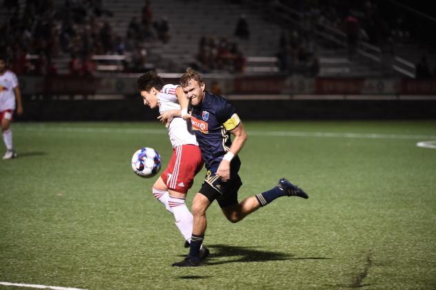 Defender Connor Tobin with North Carolina FC